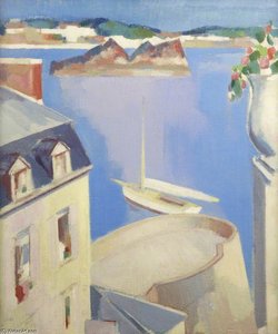 Dinard - The Quay — John Duncan Fergusson