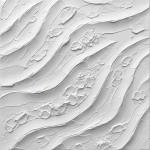 Monolithic Undulations In Alabaster: A Sculptural Study Of Serene Rhythmic Motion — David Moreau