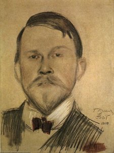Self Portrait — Boris Mikhailovich Kustodiev