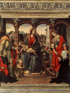 With Child And Saints — Filippino Lippi