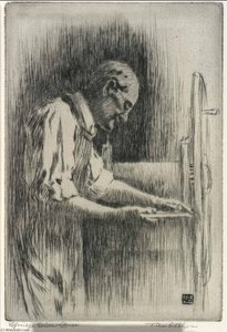 The Etcher — George Elbert Burr