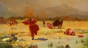 The Church In Danger — Jehan Georges Vibert