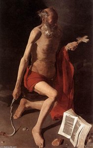 St Jerome — Жорж Де Ла Тур, Baroque