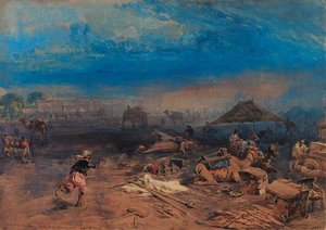 The Governor-general's Camp At Mogul Ke Serai, Near Amballa — William Simpson