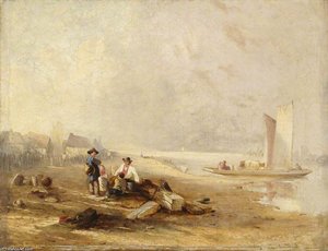 A River Shore — Clarkson Frederick Stanfield