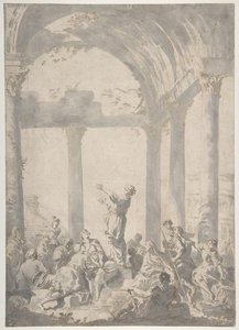 Saint Paul Preaching In Athens — Giovanni Paolo Panini