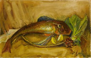 Still Life With Fish — İbrahim Çallı, Impressionism