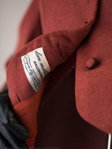 Chaqueta de lana marrón