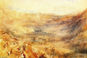 The Brunig Pass From Meringen — Joseph Mallord William Turner