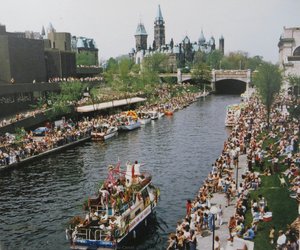 Flotilla on Rideau Canal