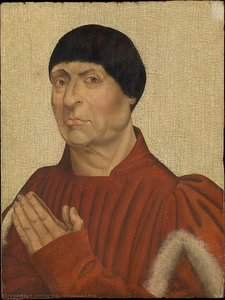 Portrait Of A Man — Jan Van Eyck, Early Netherlandish Painting