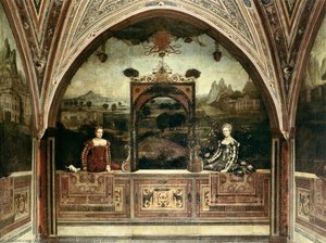 Female Portraits In Front Of Landscapes 1 — Alessandro Bonvicino (moretto Da Brescia)
