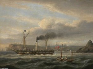 Staddon Heights And The Mewstone — Thomas Luny