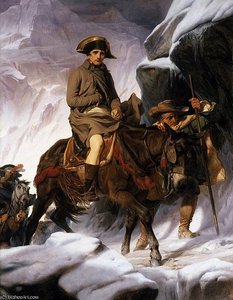 Napoleon Crossing The Alps — Hippolyte-paul Delaroche