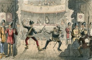 The Battle Of Bosworth, A Scene In The Great Drama — John Leech