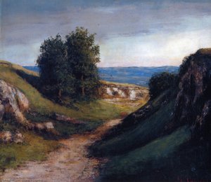 Path To The Sea — Gustave Courbet, Realism
