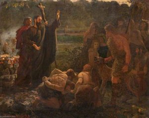 The Introduction Of Christianity To Britain — James Elder Christie
