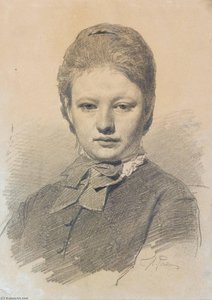 Portrait Of Sofia Repina — Ilya Yefimovich Repin