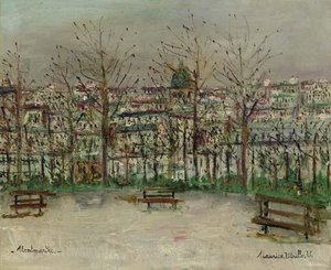 View Of Montmartre — Maurice Utrillo