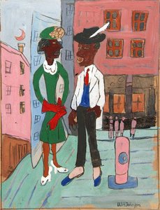 Street Life, Harlem — William H. Johnson