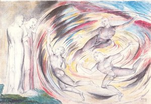 Jacopo Rusticucci And His Colleagues — William Blake
