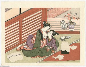 Cotton Spinning — Suzuki Harunobu