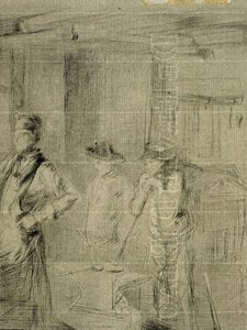 The Forge. — James Abbott Mcneill Whistler, Tonalism