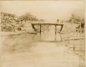 A Tranquil Waterway, Japan — Mortimer Luddington Menpes