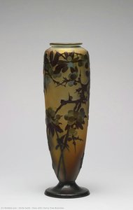 Vase with Cherry Tree Branches