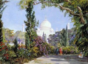 The Taj Mahal At Agra, North West India — Marianne North, Impressionism