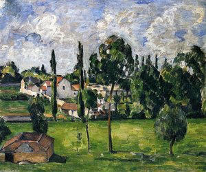 Landscape With Waterline — Paul Cézanne