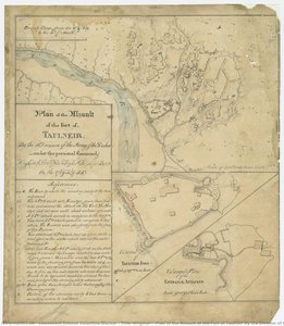 Title (original): “plan Of The Assault Of The Fort Of Taulneir By The Division Of The Army Of The Deckan – Under Personal Command Of His Excellency Lieutt. Genl. Sir Thos. Hislop, Bart. On The 27th Of July 1818.” — Lieutenant Colonel Valentine Blacker