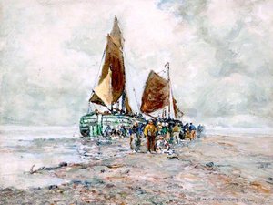 A Dutch Beach Scene