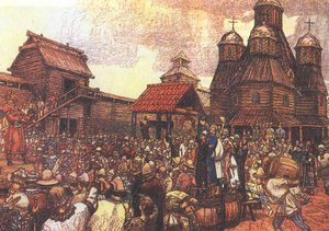 Veche In Pskov — Victor Vasnetsov
