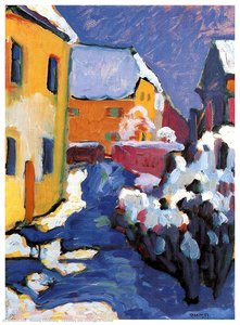 Kochel Und Vicarage — Wassily Wassilyevich Kandinsky