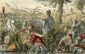 Marius Discovered In The Marshes At Minturnae — John Leech