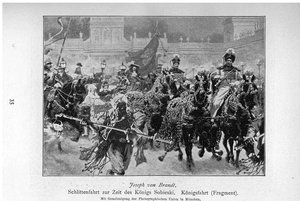 Schlittenfahrt Zur Zeit Des Königs Sobieski — Josef Von Brandt