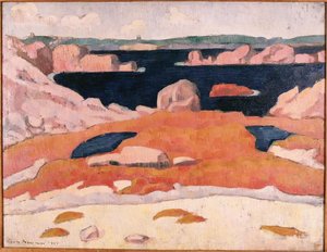 Bord De Mer En Bretagne, Saint Briac — Émile Bernard