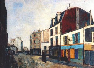 Paintshop At Saint Ouen — Maurice Utrillo