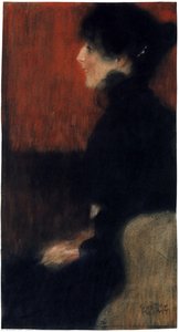 Portrait Of A Lady — Gustav Климпт, Art Nouveau