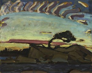 Evening Silhouette — Arthur Lismer, Realism
