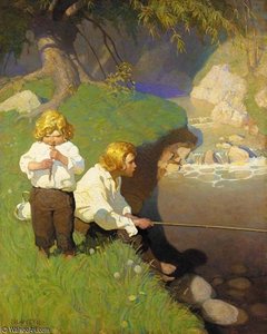 Along The Brandywine — N.c. Wyeth, Regionalism