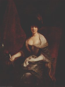 Portrait Of Mary Susanne Dinglinger, Born Gutermann — Antuan Pesne
