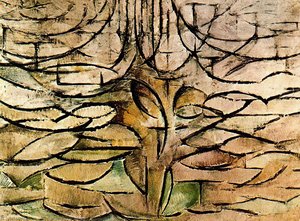 Apple Blossom — Piet Mondrian, Cubism