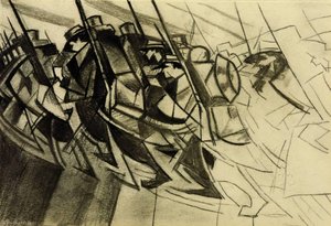 Study For ‘returning To The Trenches’ — Christopher Richard Wynne Nevinson