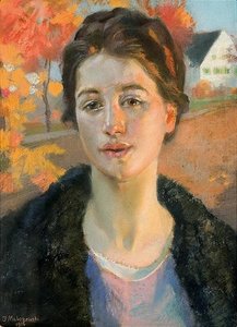 Portrait In Autumn Sunshine — Jacek Malczewski