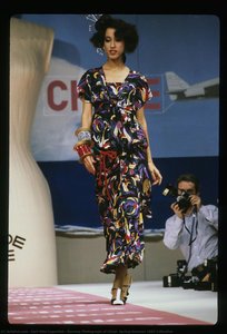 Runway Photograph Of Chloé, Spring/summer 1984 Collection — Karl Otto Lagerfeld, Contemporary Fashion Photography