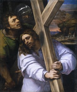 Cristo Con La Cruz A Cuestas — Sebastiano Del Piombo, High Renaissance
