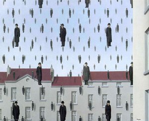 Golconda — René Magritte