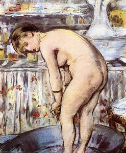 Woman In The Tub — Édouard Manet